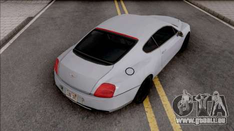 Bentley Continental Supersports 2010 Lowpoly pour GTA San Andreas