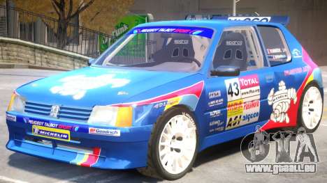 Peugeot 205 V1 PJ für GTA 4