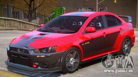 Lancer Evolution X FQ400 PJ6 für GTA 4