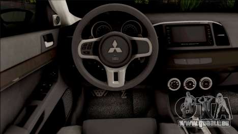 Mitsubishi Lancer Evolution 10 Yandex Taxi v3 für GTA San Andreas