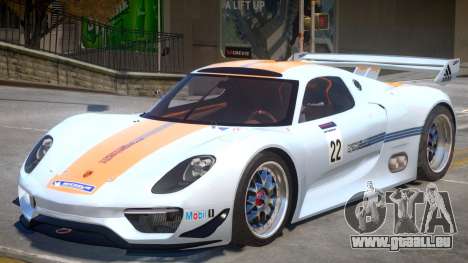 Porsche 918 RSR PJ1 pour GTA 4