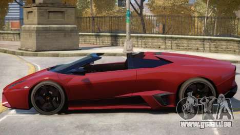 Lamborghini Gallardo Rodster V1.1 pour GTA 4