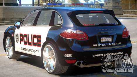 Porsche Cayenne Police pour GTA 4