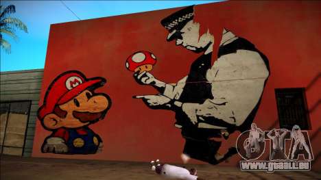 Mario Bros Wall HD für GTA San Andreas