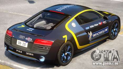 Audi R8 V10 Coupe PJ pour GTA 4