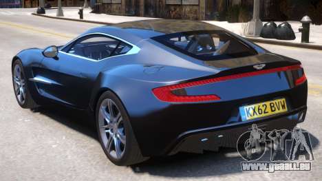 Aston Martin One 77 V2 pour GTA 4