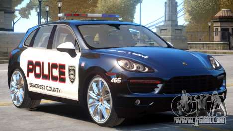 Porsche Cayenne Police pour GTA 4