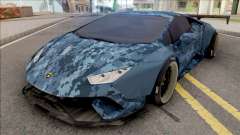 Lamborghini Huracan Performante Blue für GTA San Andreas