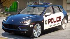 Porsche Cayenne Police für GTA 4