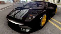 Lamborghini Murcielago LP640 Black pour GTA San Andreas