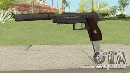 Hawk And Little Pistol GTA V Black (New Gen) V7 für GTA San Andreas