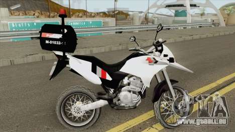 Honda XRE 300 (Policia SP) für GTA San Andreas