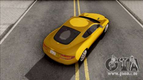 Aston Martin DB9 Full Tunable HQ Interior pour GTA San Andreas