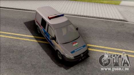 Volkswagen Caddy Magyar Rendorseg v2 für GTA San Andreas