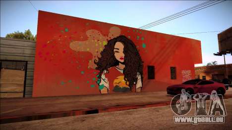 Graffiti-eine Brünette für GTA San Andreas