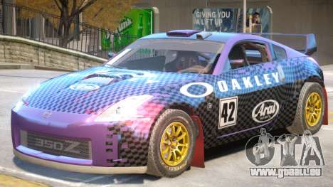 Nissan 350Z Drift V1 PJ2 pour GTA 4