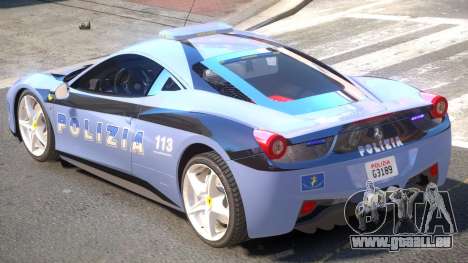Ferrari 458 Police für GTA 4