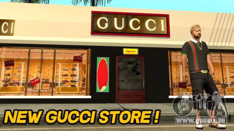 Nouvelle Boutique Gucci pour GTA San Andreas