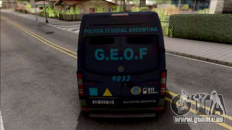Mercedes-Benz Sprinter Policia Federal Argentina pour GTA San Andreas