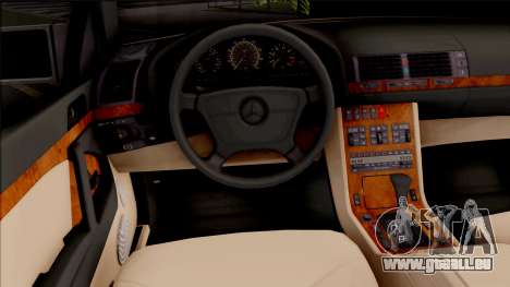 Mercedes-Benz S600L W140 Yandex Drive pour GTA San Andreas