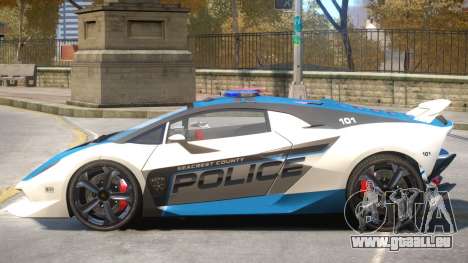 Lamborghini Sesto Police V1.4 für GTA 4