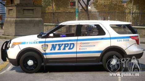 Ford Explorer V1 Police pour GTA 4