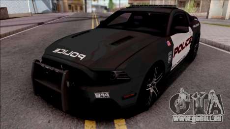 Ford Mustang Boss 302 2013 Police für GTA San Andreas