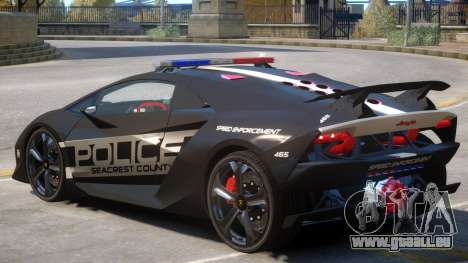 Lamborghini Sesto Police V1.3 pour GTA 4