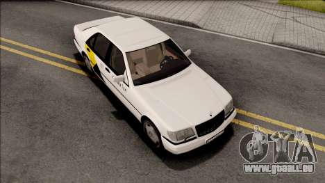 Mercedes-Benz S600L W140 Yandex Taxi White pour GTA San Andreas