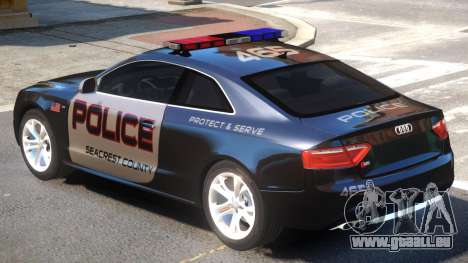 Audi S5 Police V1 pour GTA 4
