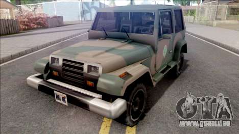 Mesa Jeep Vesao Exercito Brasileiro für GTA San Andreas