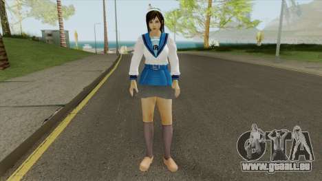 Kokoro Schoolgirl (Reskinned) für GTA San Andreas