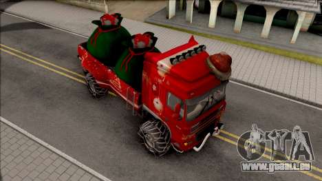DAF XF Christmas Truck pour GTA San Andreas
