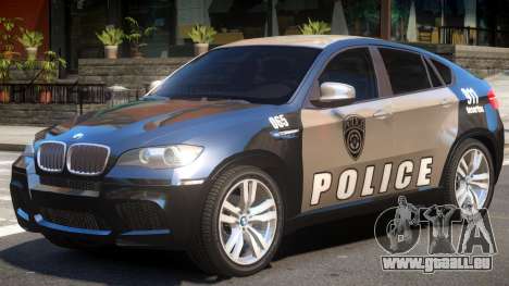 BMW X6 Police pour GTA 4