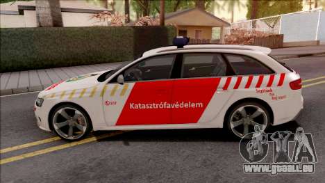 Audi RS4 Avant Hungarian Fire Department pour GTA San Andreas