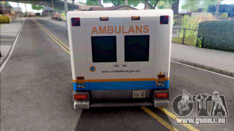 Ambulance Malaysia APM pour GTA San Andreas