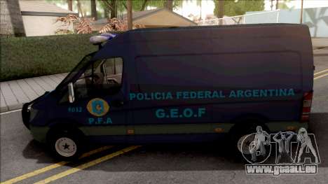 Mercedes-Benz Sprinter Policia Federal Argentina für GTA San Andreas