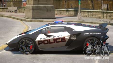 Lamborghini Sesto Police V1.2 pour GTA 4