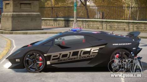 Lamborghini Sesto Police V1.3 pour GTA 4