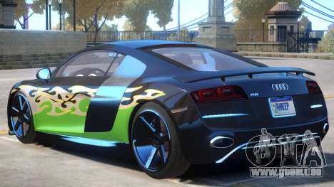 Audi R8 FSI Upd PJ pour GTA 4