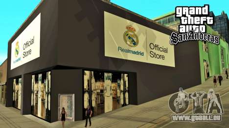 Real Madrid Store für GTA San Andreas