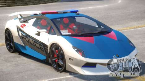 Lamborghini Sesto Police V1.4 pour GTA 4