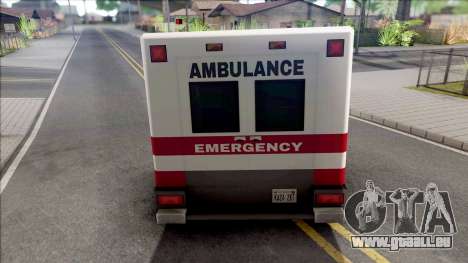 HD Decal for Ambulance für GTA San Andreas