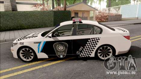BMW M5 E60 Policia Metropolitana Argentina pour GTA San Andreas