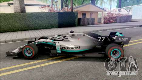 Mercedes-AMG F1 W10 2019 (C4 Tyres Red) pour GTA San Andreas