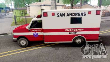 HD Decal for Ambulance pour GTA San Andreas