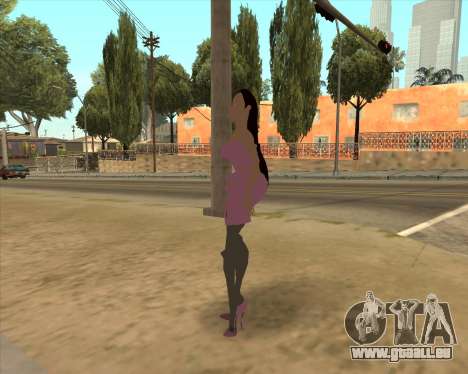 Scary woman in pink dress pour GTA San Andreas