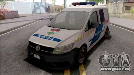Volkswagen Caddy Magyar Rendorseg für GTA San Andreas