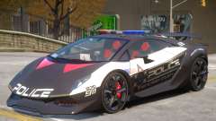 Lamborghini Sesto Police V1.1 pour GTA 4
