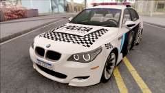 BMW M5 E60 Policia Metropolitana Argentina für GTA San Andreas